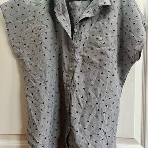 MEC Patterned Button Up Shirt Size M